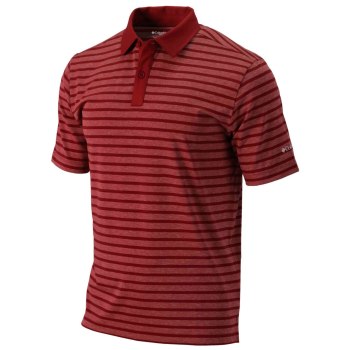 Pánské Polo Columbia Golf Omni-Wick Gamer Červené KJUBWT647